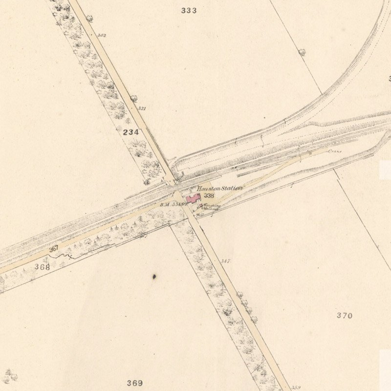Railway Oil Works - 25" OS map c.1856, courtesy National Library of Scotland
